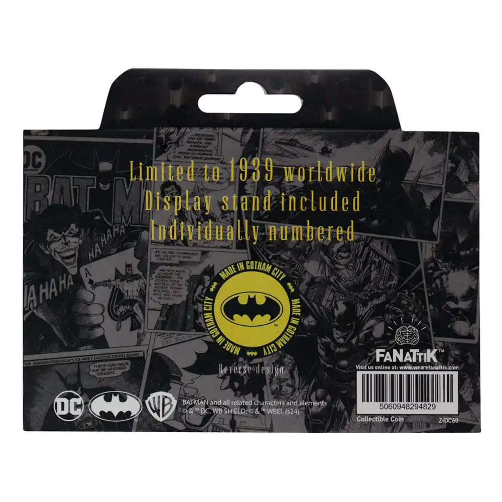 DC Comics kolekcionarski novčić Batman 85th Anniversary Limited Edition fotografija proizvoda