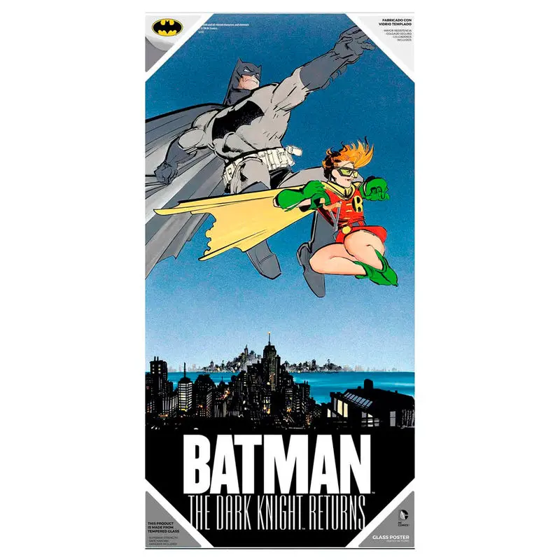 DC Comics Batman and Robin stakleni poster fotografija proizvoda