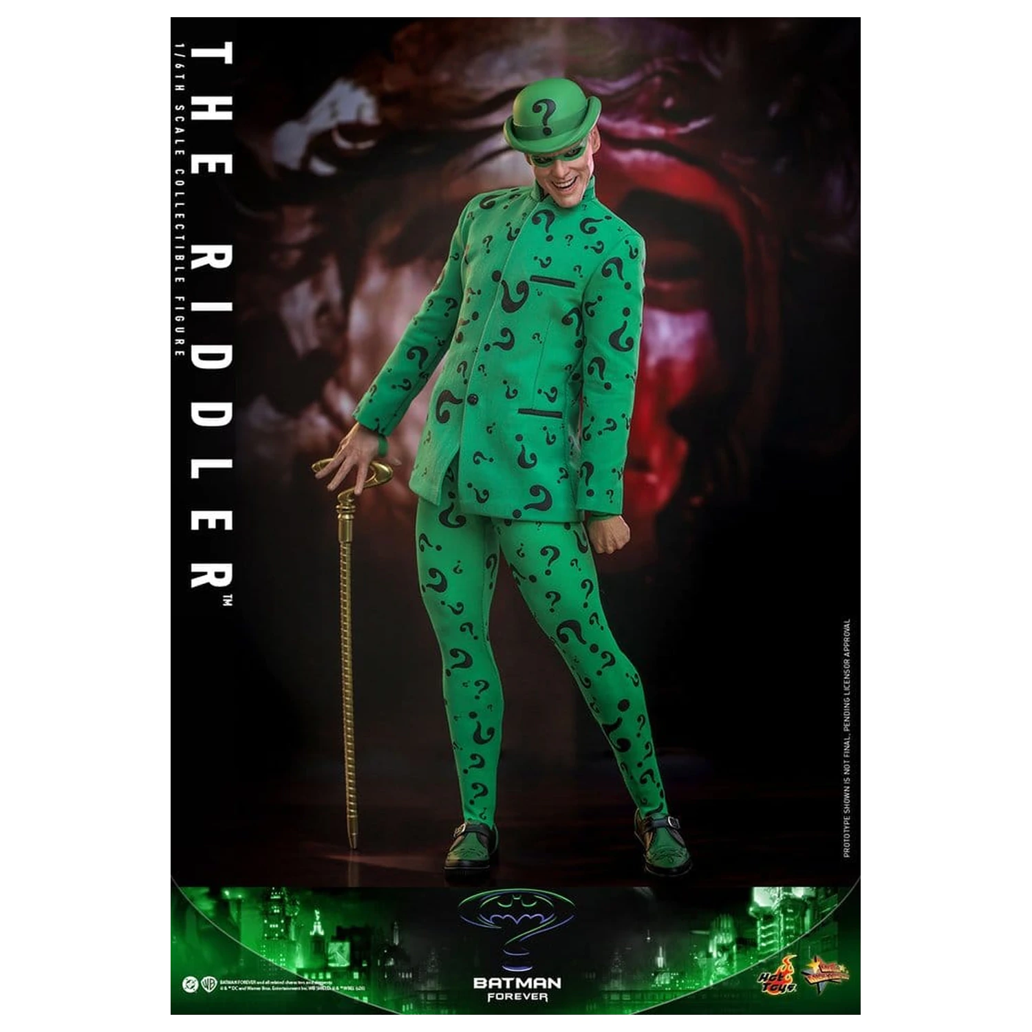 DC Comics Batman Forever Movie Masterpiece akcijska figura 1/6 Riddler 31 cm fotografija proizvoda