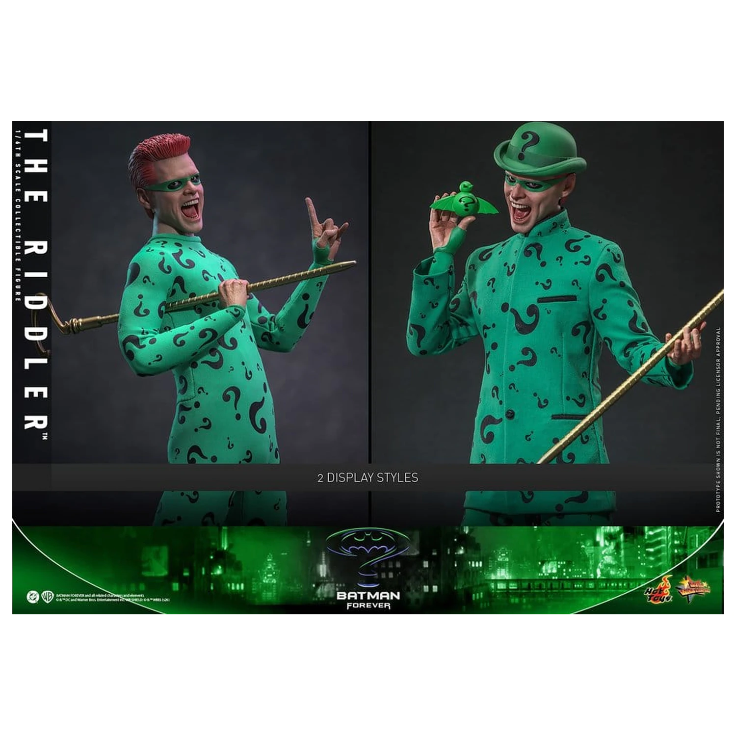 DC Comics Batman Forever Movie Masterpiece akcijska figura 1/6 Riddler 31 cm fotografija proizvoda