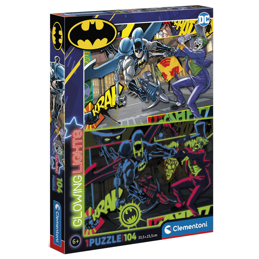 DC Comics Batman svjetleća puzzle 104 kom fotografija proizvoda