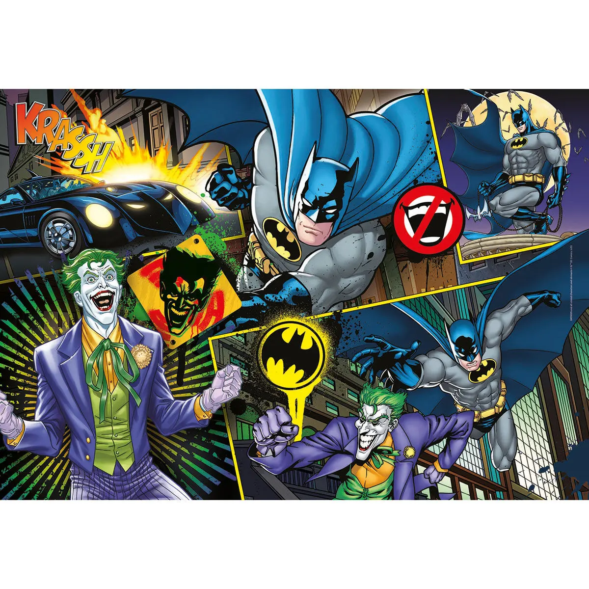 DC Comics Supercolor Puzzle Batman (104 dijela) fotografija proizvoda