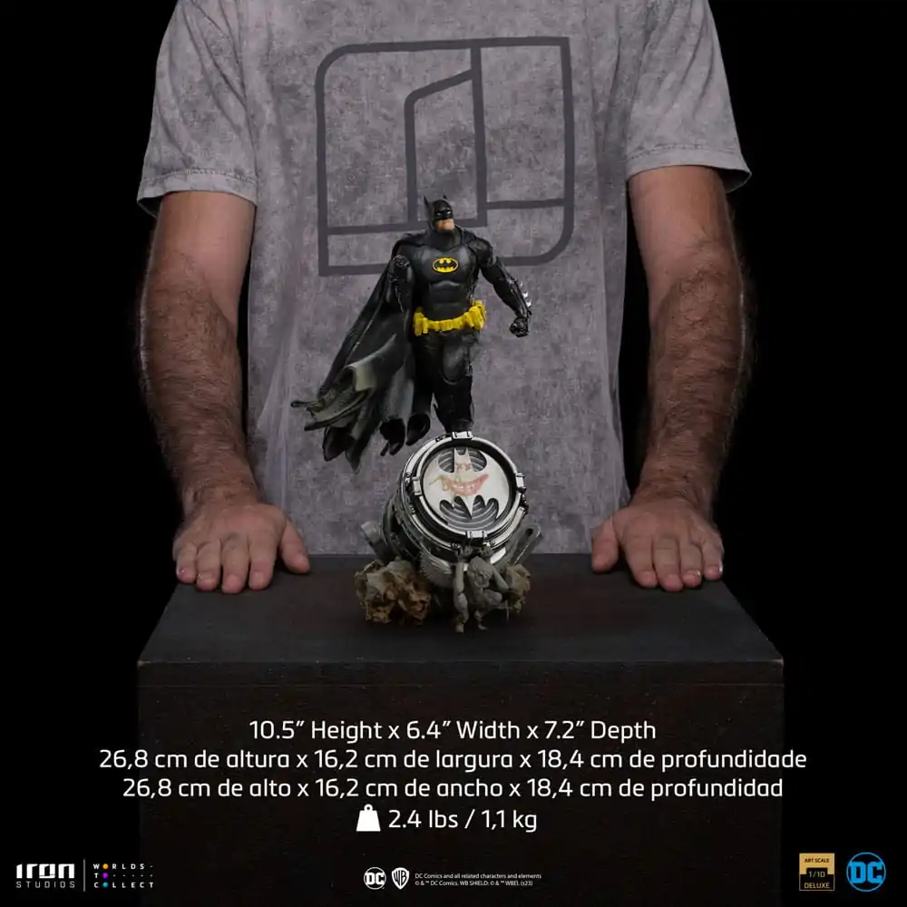 DC Comics BDS Art Scale Kip 1/10 Batman Deluxe (Black Version Exclusive) heo EU Exclusive 30 cm fotografija proizvoda