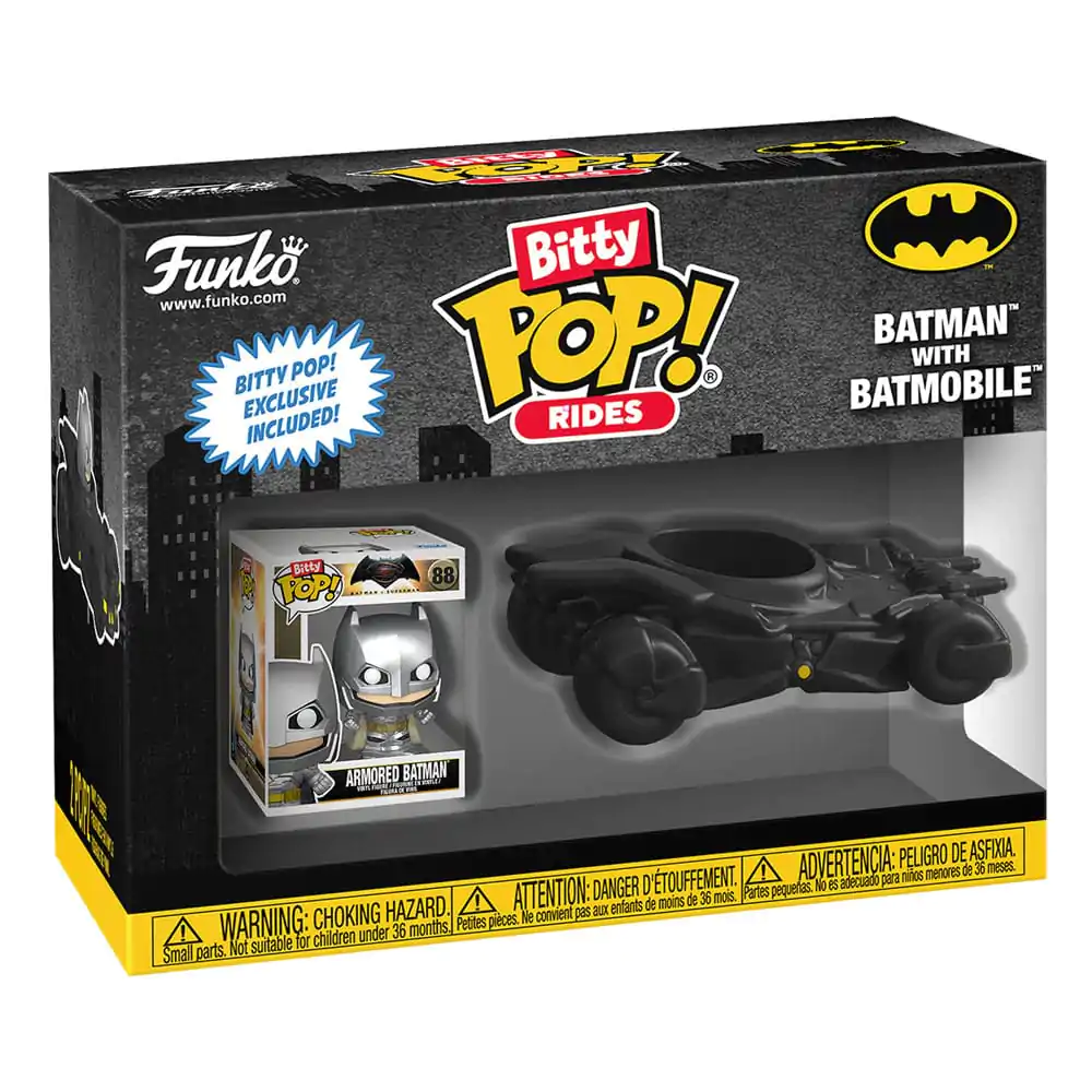 DC Comics Bitty Funko POP! Rides Vinilna figura Batman s Batmobilom 2,5 cm fotografija proizvoda