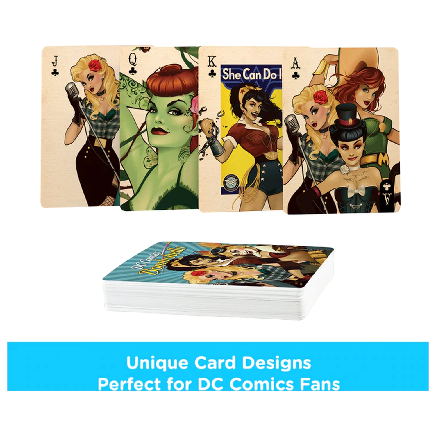 DC Comics Bombshells karte za igranje fotografija proizvoda
