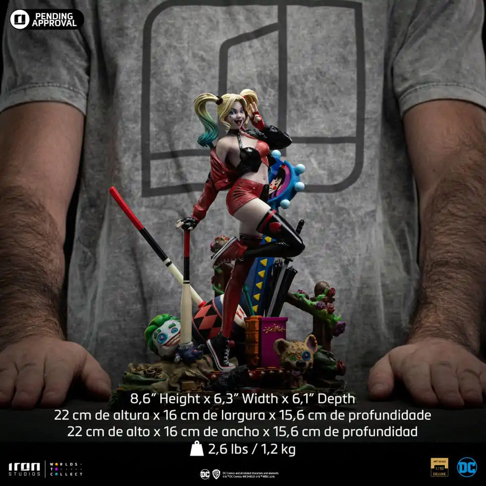 DC Comics Deluxe Art Scale kip 1/10 Harley Quinn (Gotham City Sirens) 22 cm fotografija proizvoda