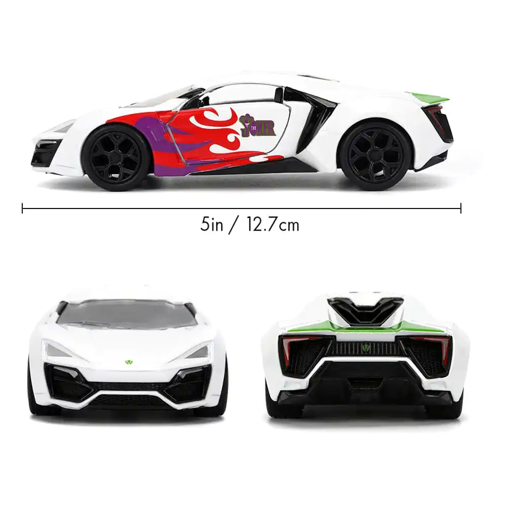 DC Comics Diecast Model 1/32 Lykan Hypersport Joker, model lijevanog metala fotografija proizvoda