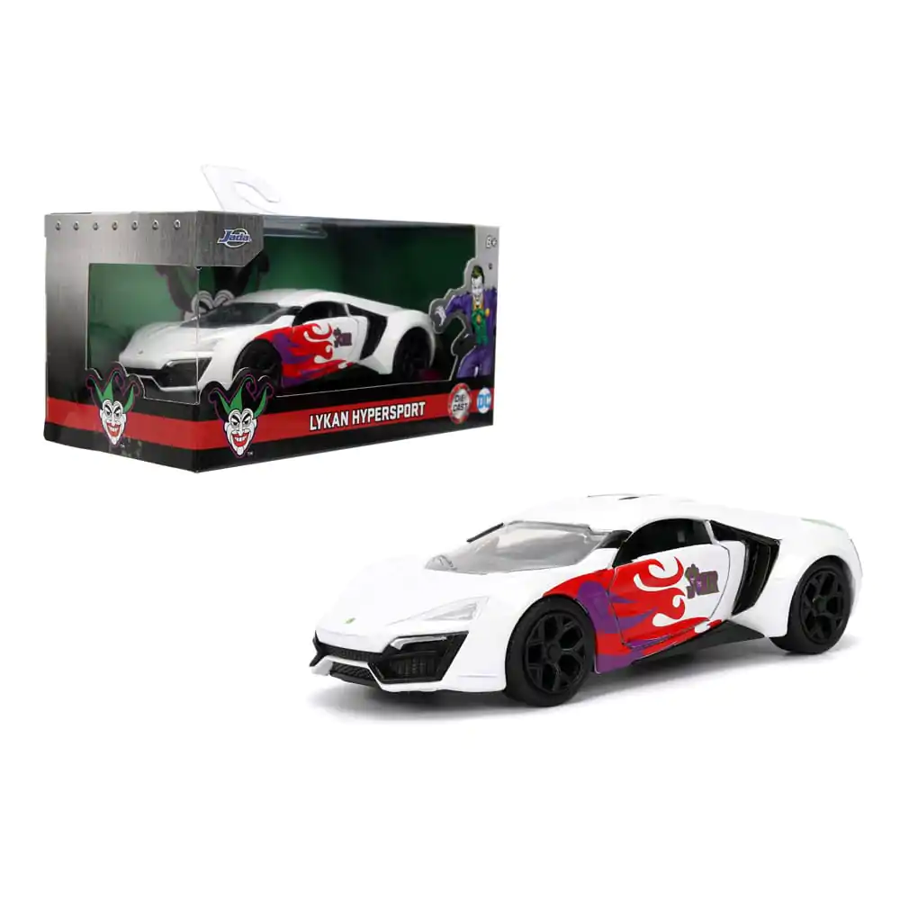 DC Comics Diecast Model 1/32 Lykan Hypersport Joker, model lijevanog metala fotografija proizvoda