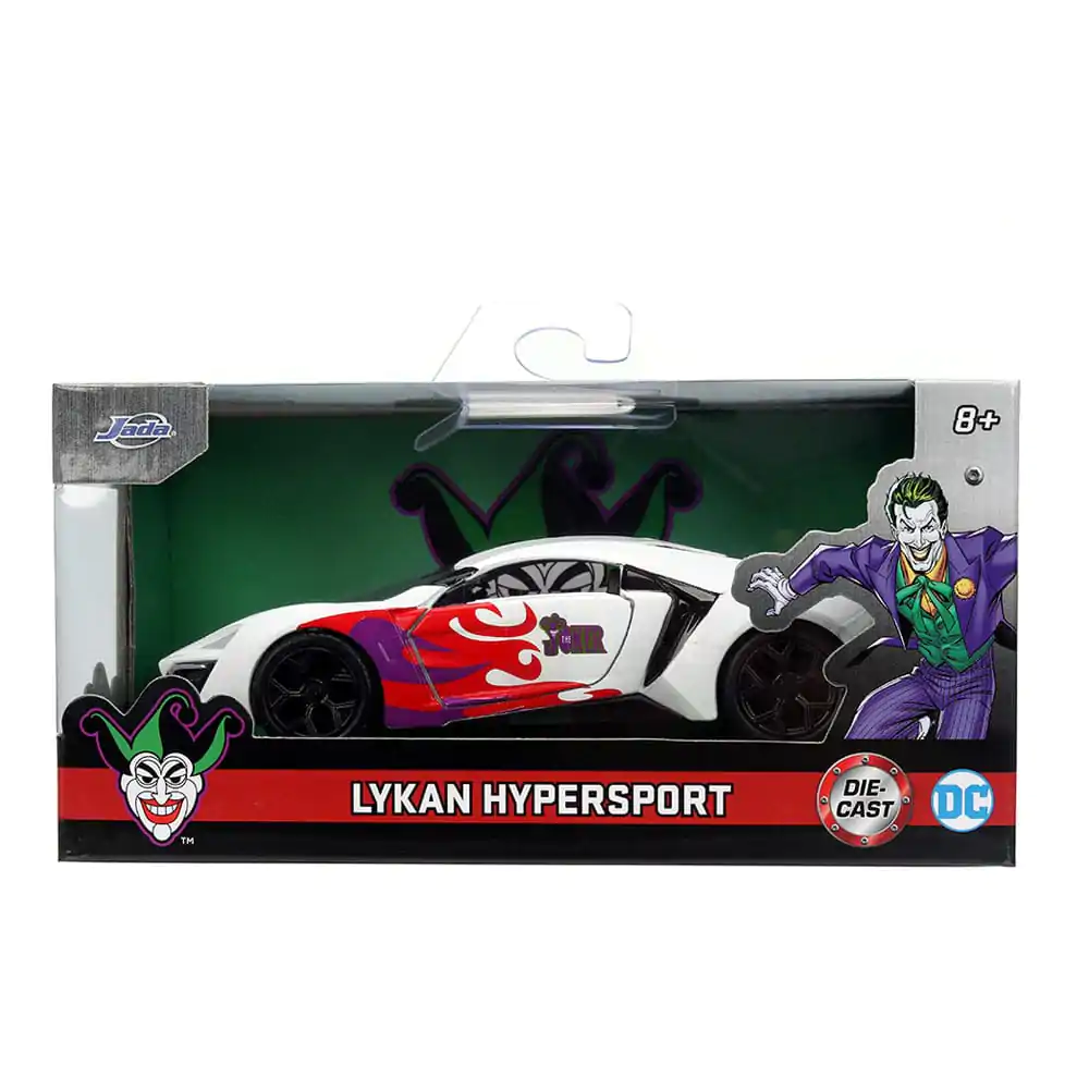 DC Comics Diecast Model 1/32 Lykan Hypersport Joker, model lijevanog metala fotografija proizvoda