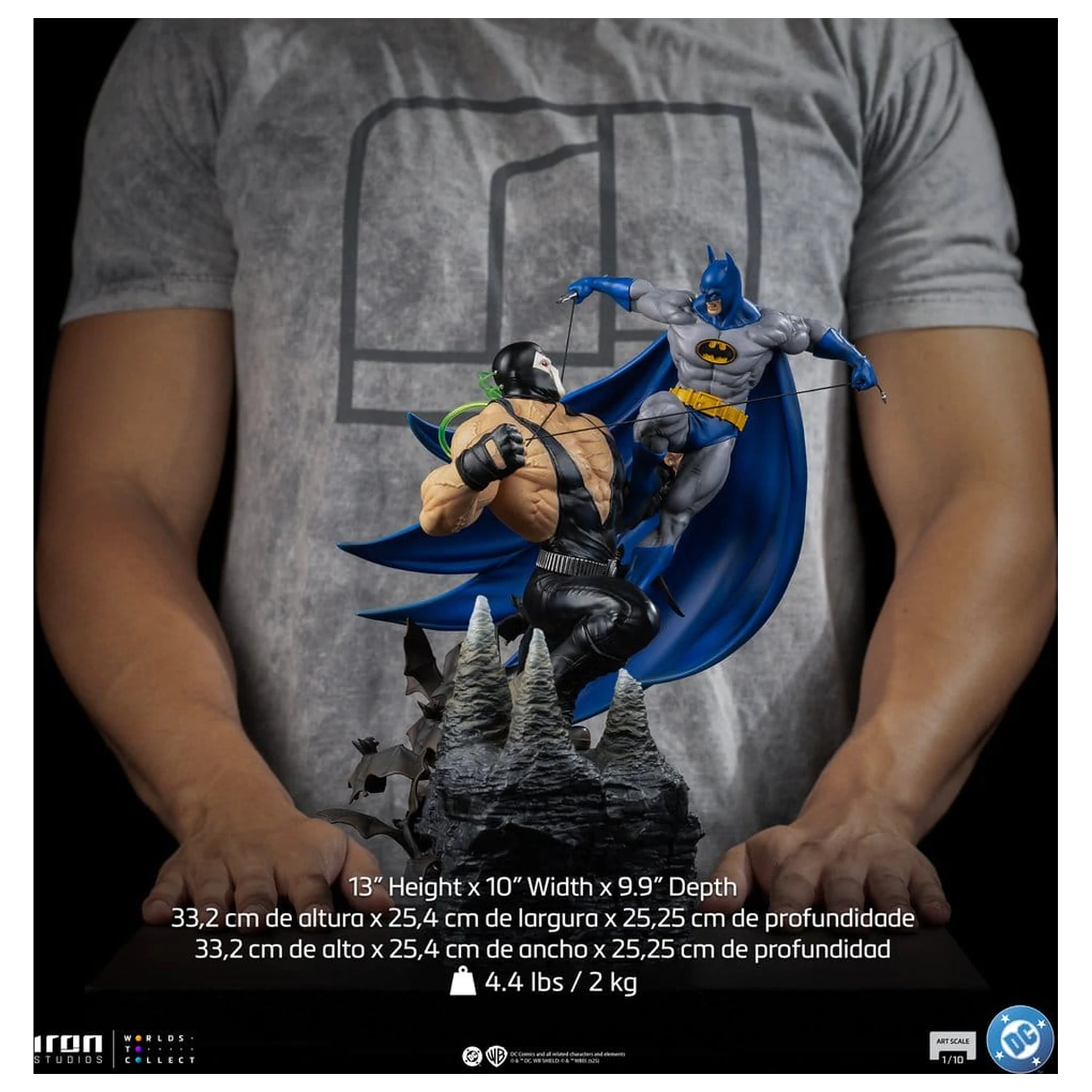 DC Comics Diorama 1/10 Batman vs Bane 33 cm fotografija proizvoda