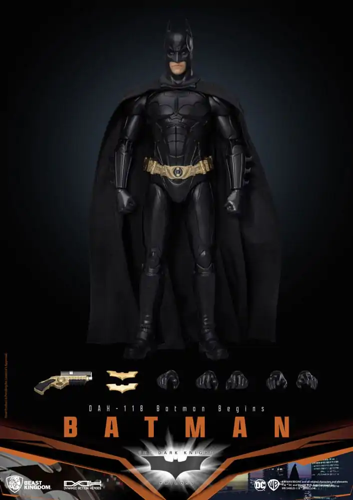 DC Comics Dynamic 8ction Heroes akcijska figura 1/9 Batman (Batman Begins) 21 cm fotografija proizvoda