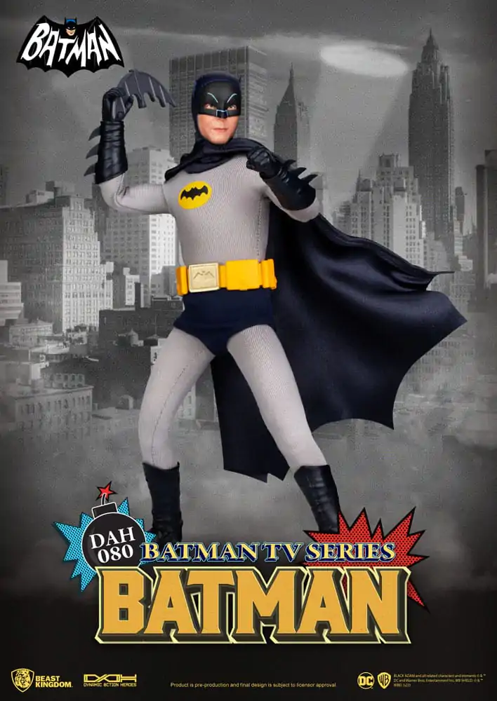 DC Comics Dynamic 8ction Heroes akcijska figura 1/9 Batman TV Series Batman 24 cm fotografija proizvoda