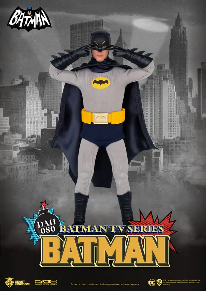 DC Comics Dynamic 8ction Heroes akcijska figura 1/9 Batman TV Series Batman 24 cm fotografija proizvoda