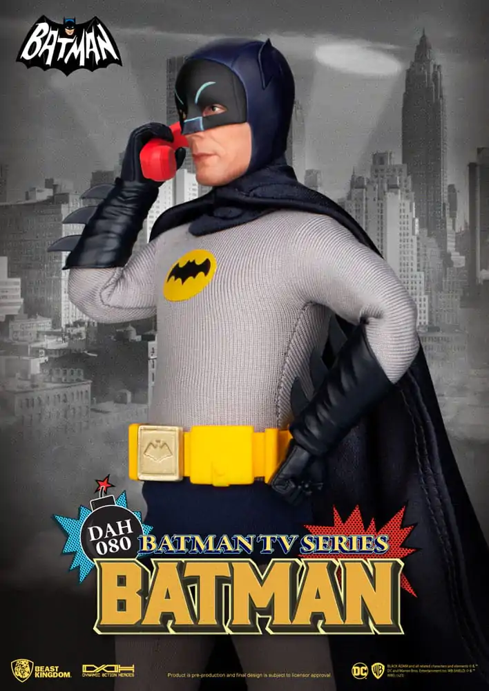 DC Comics Dynamic 8ction Heroes akcijska figura 1/9 Batman TV Series Batman 24 cm fotografija proizvoda