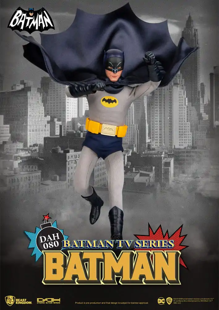 DC Comics Dynamic 8ction Heroes akcijska figura 1/9 Batman TV Series Batman 24 cm fotografija proizvoda