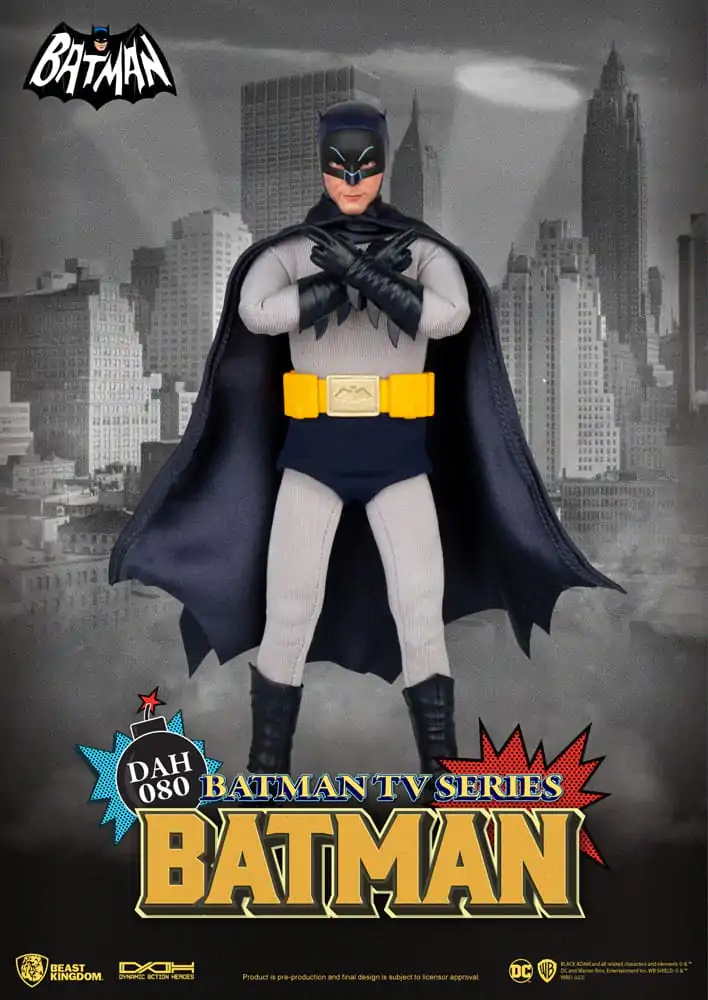 DC Comics Dynamic 8ction Heroes akcijska figura 1/9 Batman TV Series Batman 24 cm fotografija proizvoda