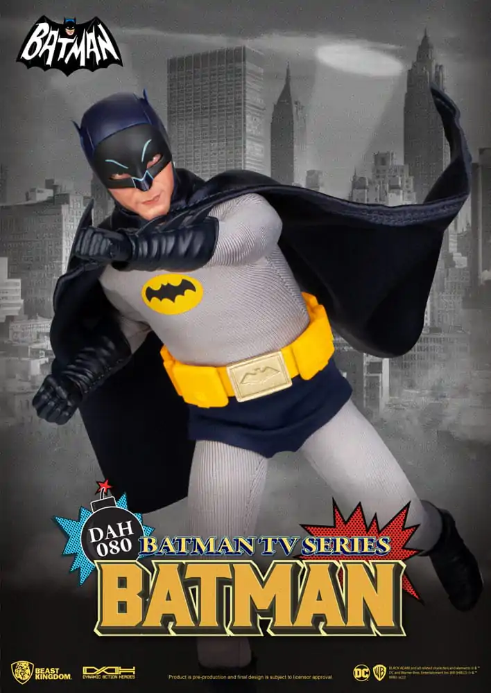 DC Comics Dynamic 8ction Heroes akcijska figura 1/9 Batman TV Series Batman 24 cm fotografija proizvoda