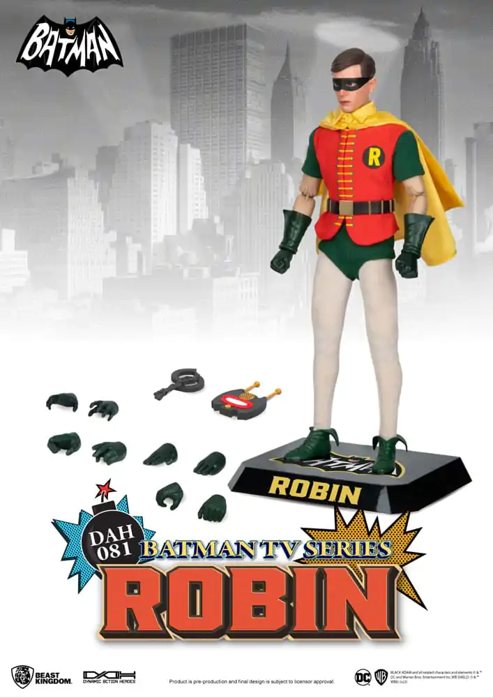 DC Comics Dynamic 8ction Heroes akcijska figura 1/9 Batman TV Series Robin 24 cm fotografija proizvoda