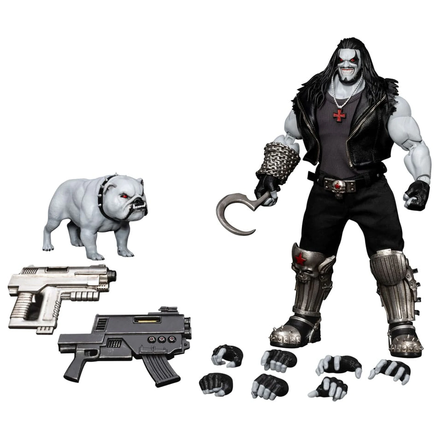 DC Comics Dynamic 8ction Heroes Akcijska figura 1/9 Lobo Deluxe Verzija 23 cm fotografija proizvoda