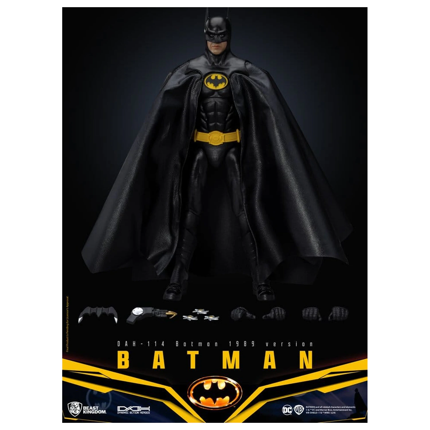DC Comics Dynamic 8ction Heroes figura Batman 1989 Standard Version 21 cm fotografija proizvoda