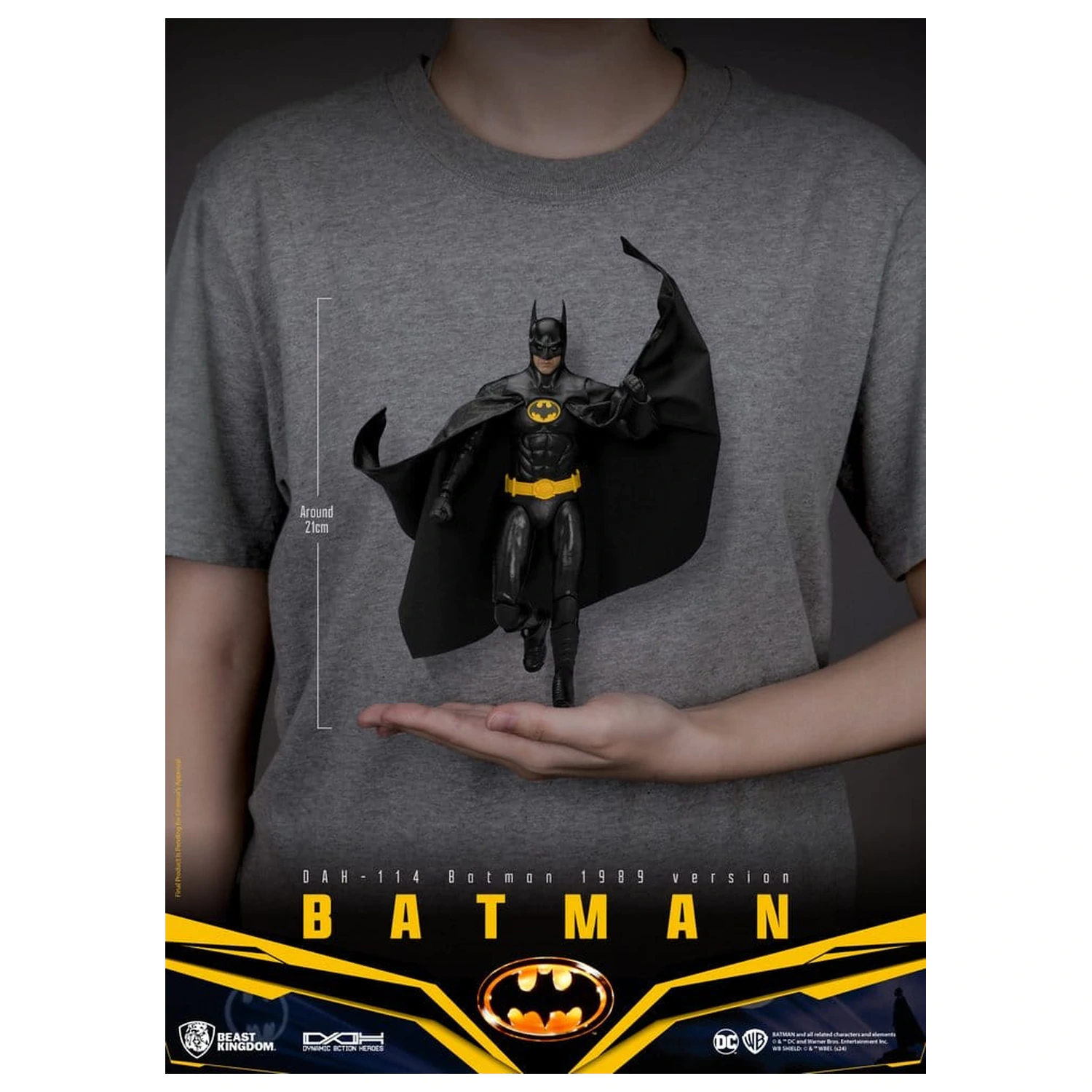 DC Comics Dynamic 8ction Heroes figura Batman 1989 Standard Version 21 cm fotografija proizvoda