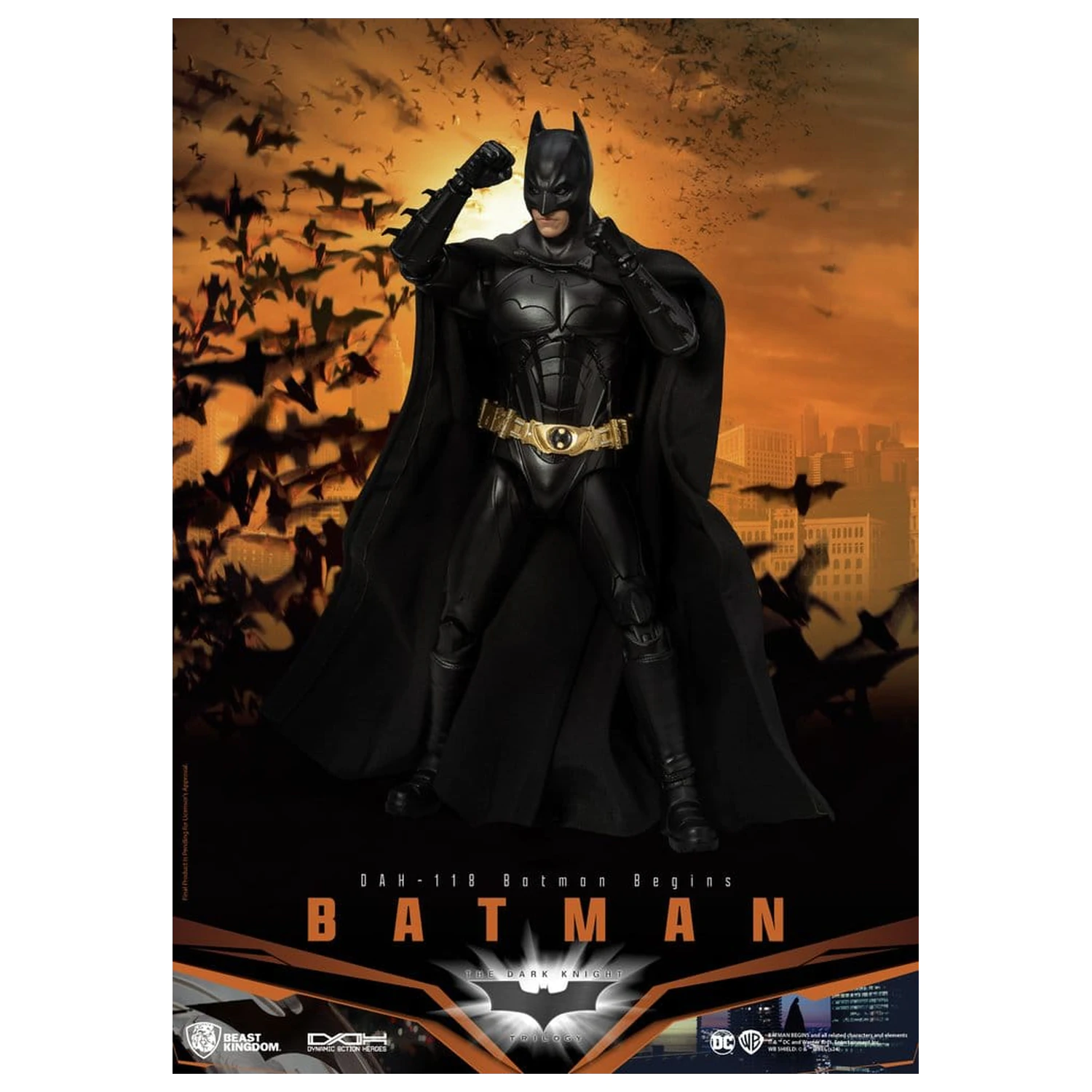 DC Comics Dynamic 8ction Heroes figura Batman (Batman Begins) 21 cm fotografija proizvoda