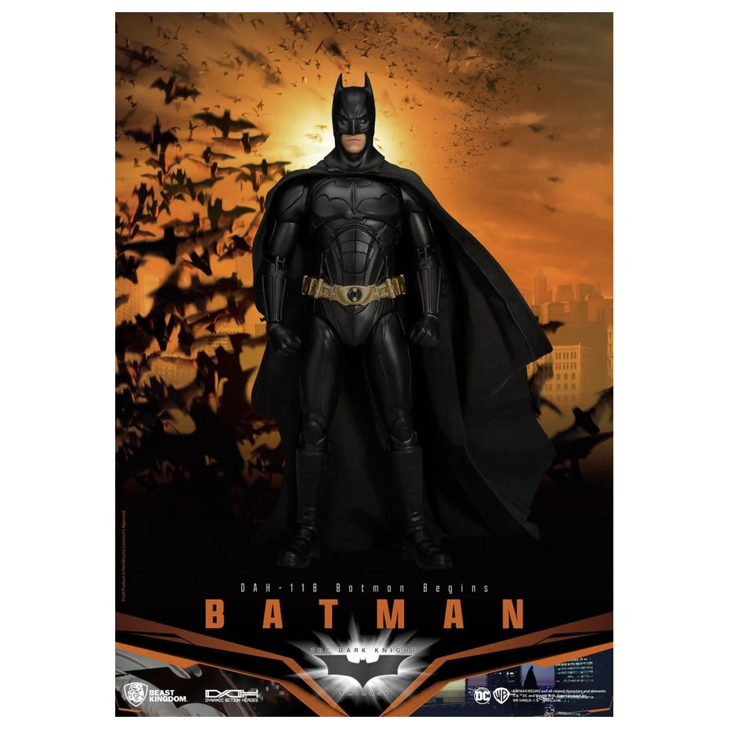 DC Comics Dynamic 8ction Heroes figura Batman (Batman Begins) 21 cm fotografija proizvoda