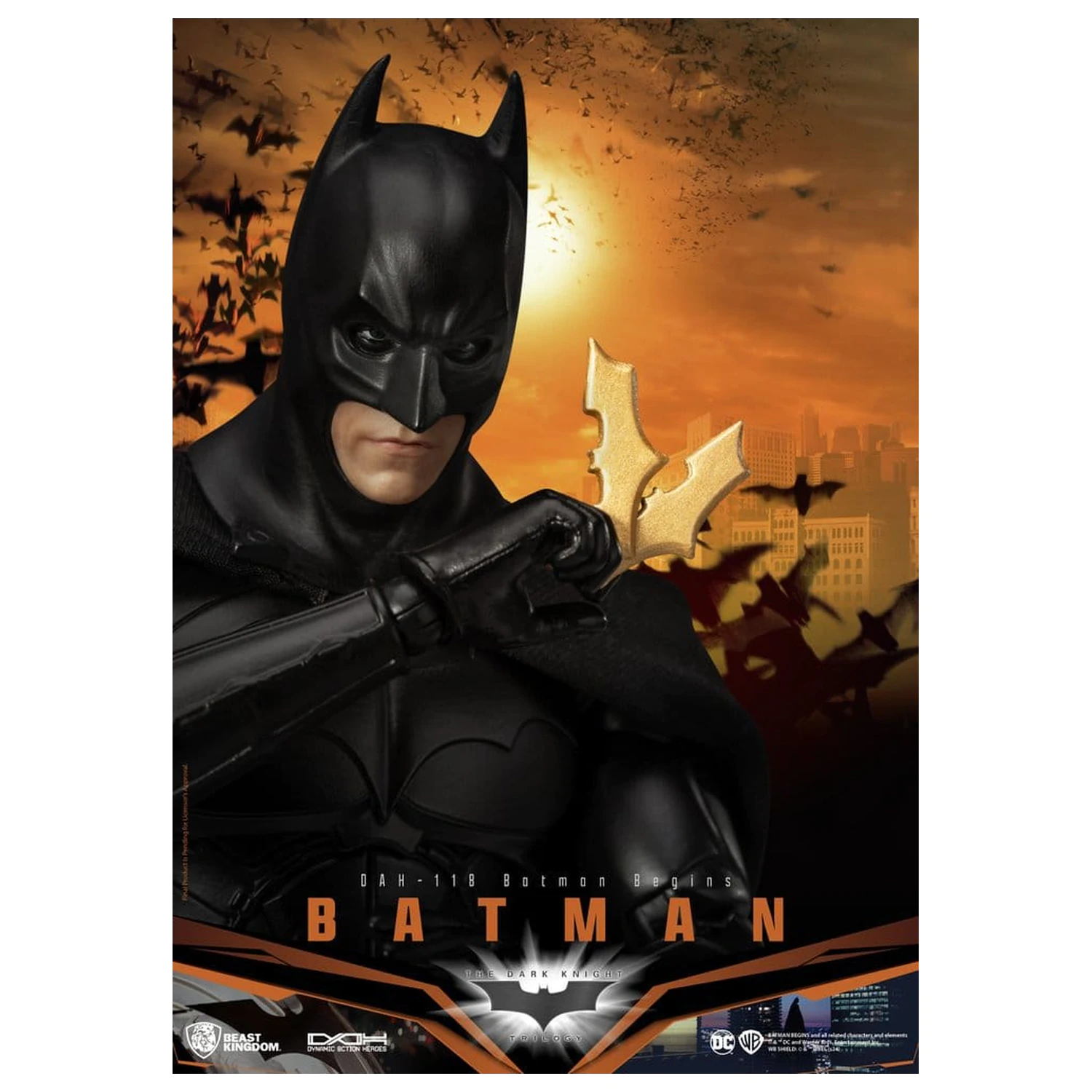 DC Comics Dynamic 8ction Heroes figura Batman (Batman Begins) 21 cm fotografija proizvoda