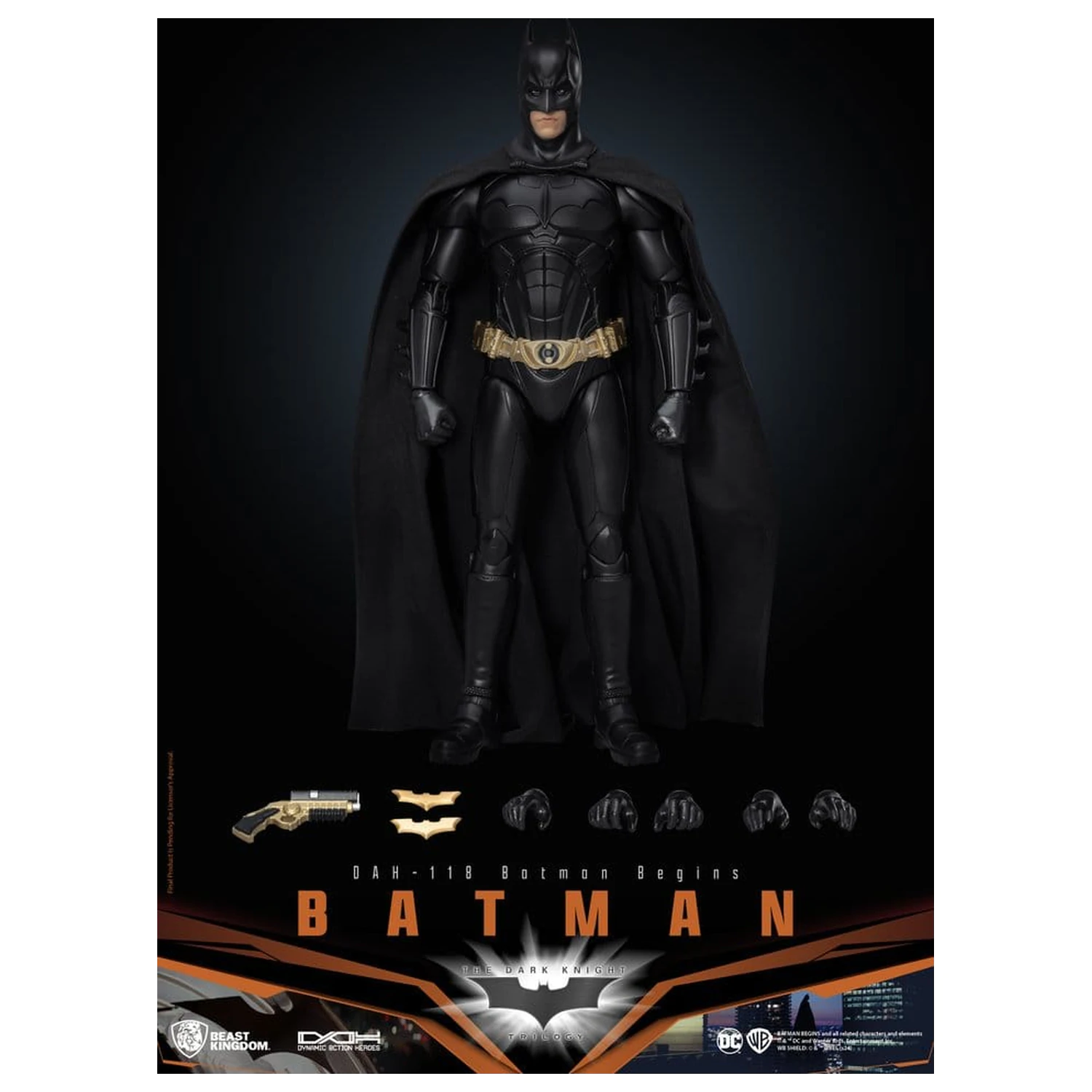DC Comics Dynamic 8ction Heroes figura Batman (Batman Begins) 21 cm fotografija proizvoda