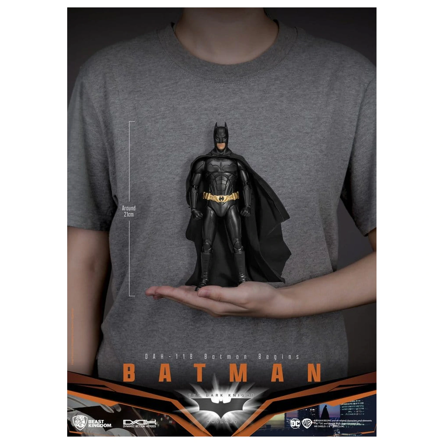 DC Comics Dynamic 8ction Heroes figura Batman (Batman Begins) 21 cm fotografija proizvoda