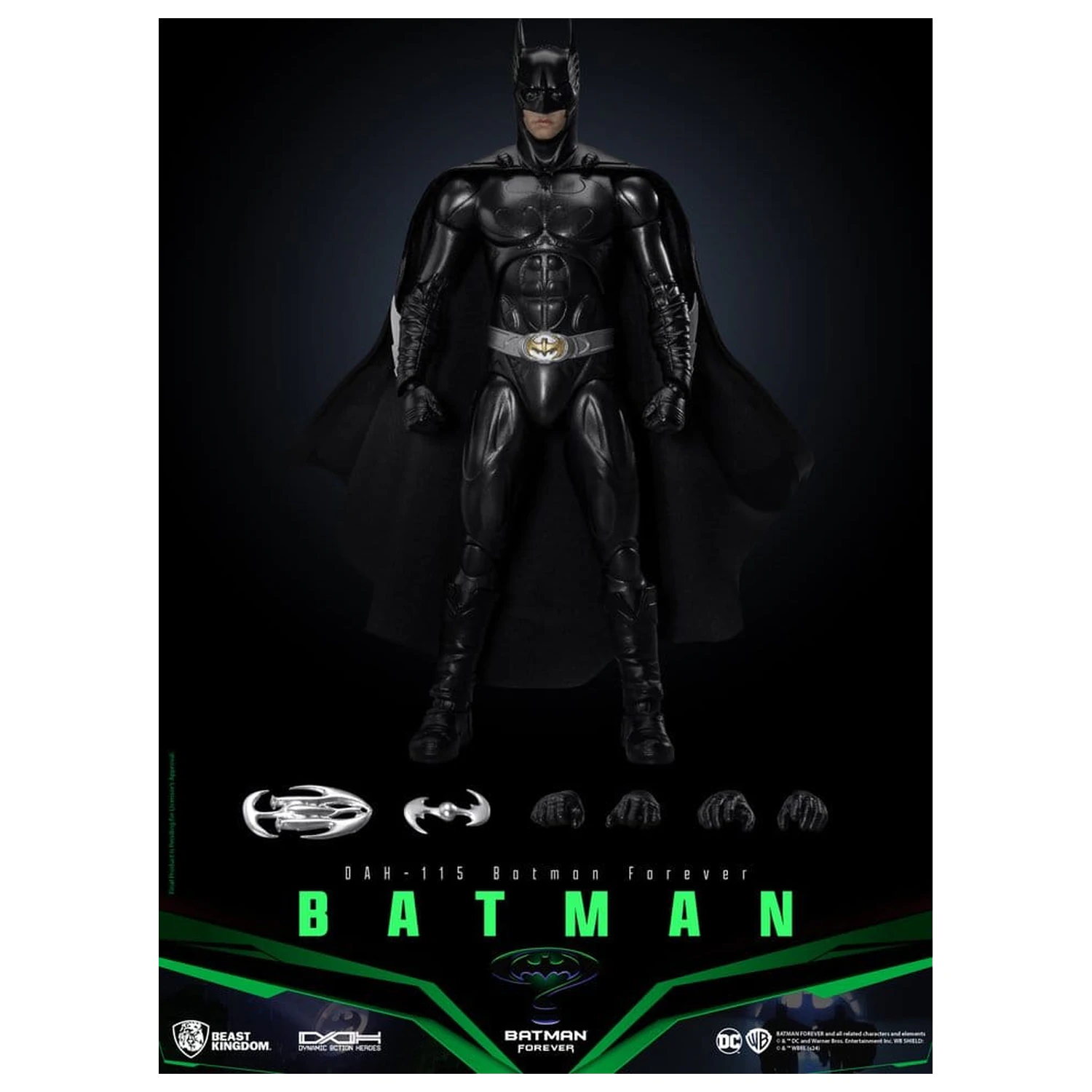 DC Comics Dynamic 8ction Heroes figura Batman (Batman Forever) 21 cm fotografija proizvoda
