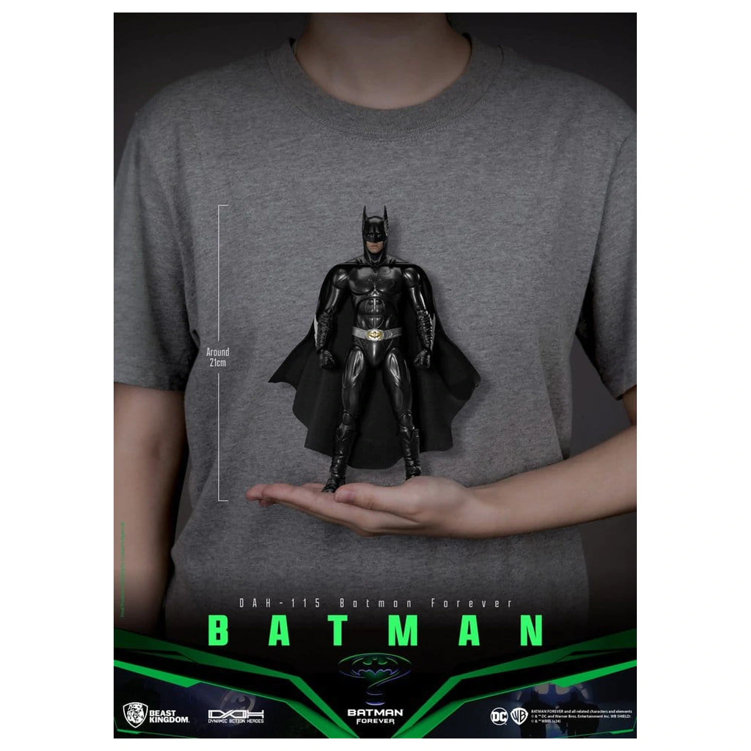 DC Comics Dynamic 8ction Heroes figura Batman (Batman Forever) 21 cm fotografija proizvoda