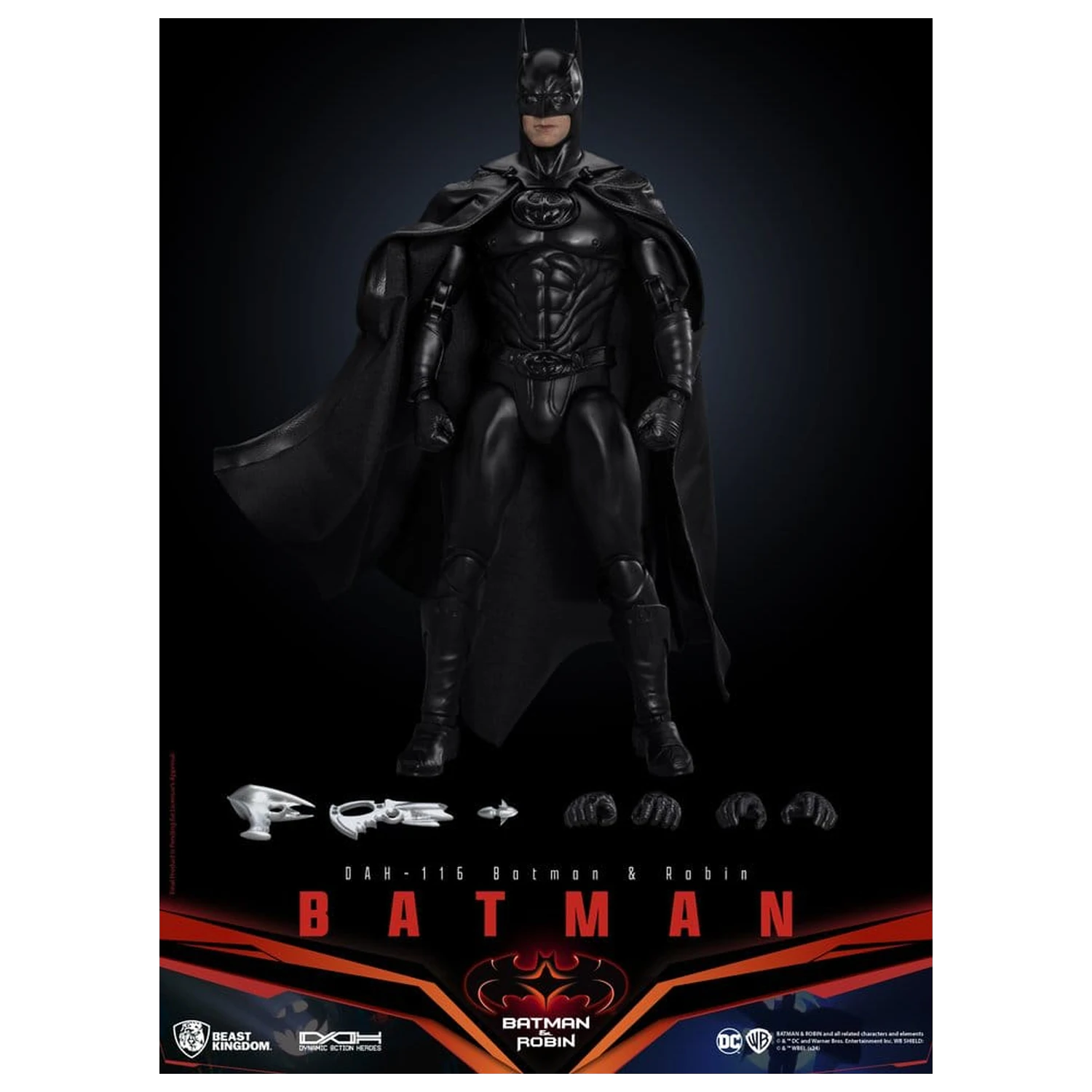 DC Comics Dynamic 8ction Heroes figura Batman (Batman & Robin) 21 cm fotografija proizvoda