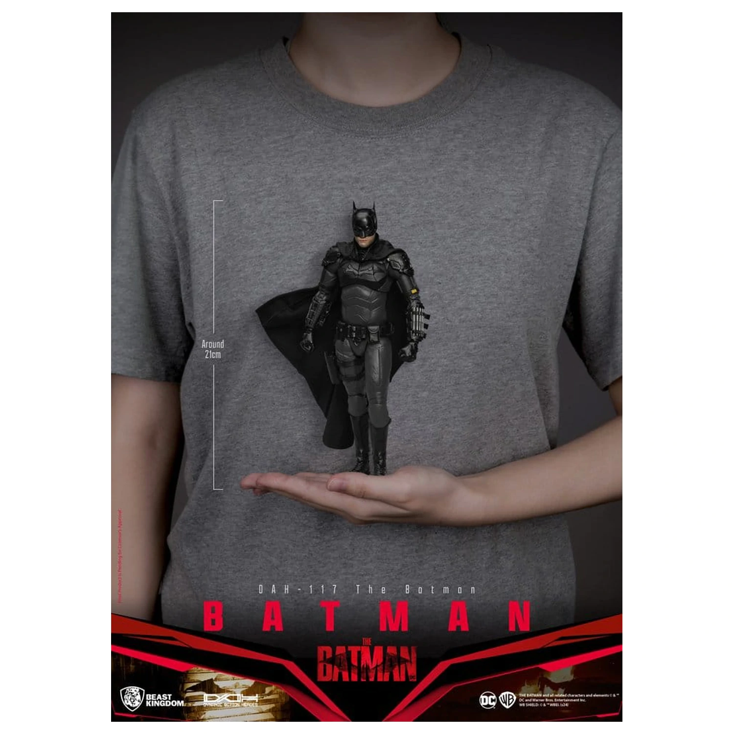 DC Comics Dynamic 8ction Heroes figura Batman (The Batman) 21 cm fotografija proizvoda