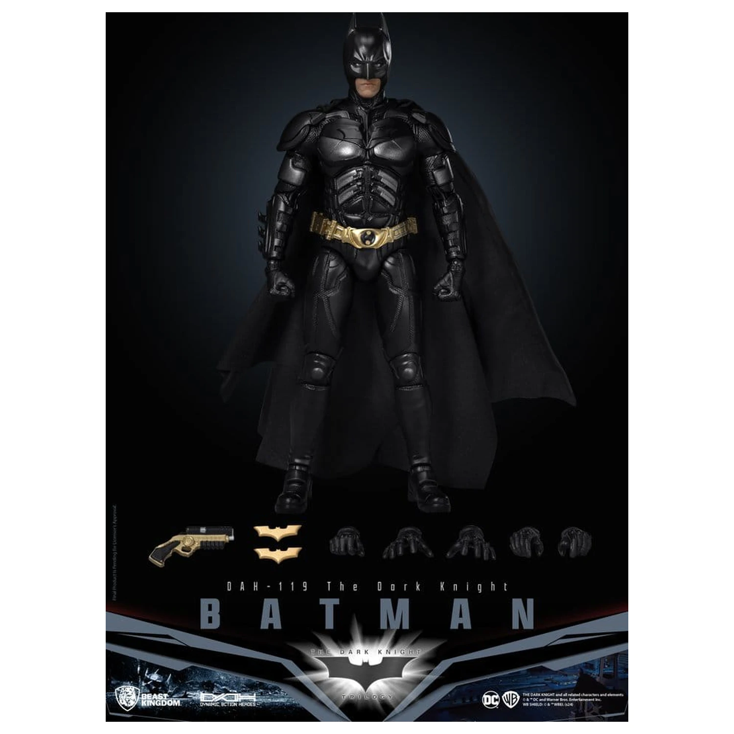 DC Comics Dynamic 8ction Heroes figura Batman (The Dark Knight) 21 cm fotografija proizvoda