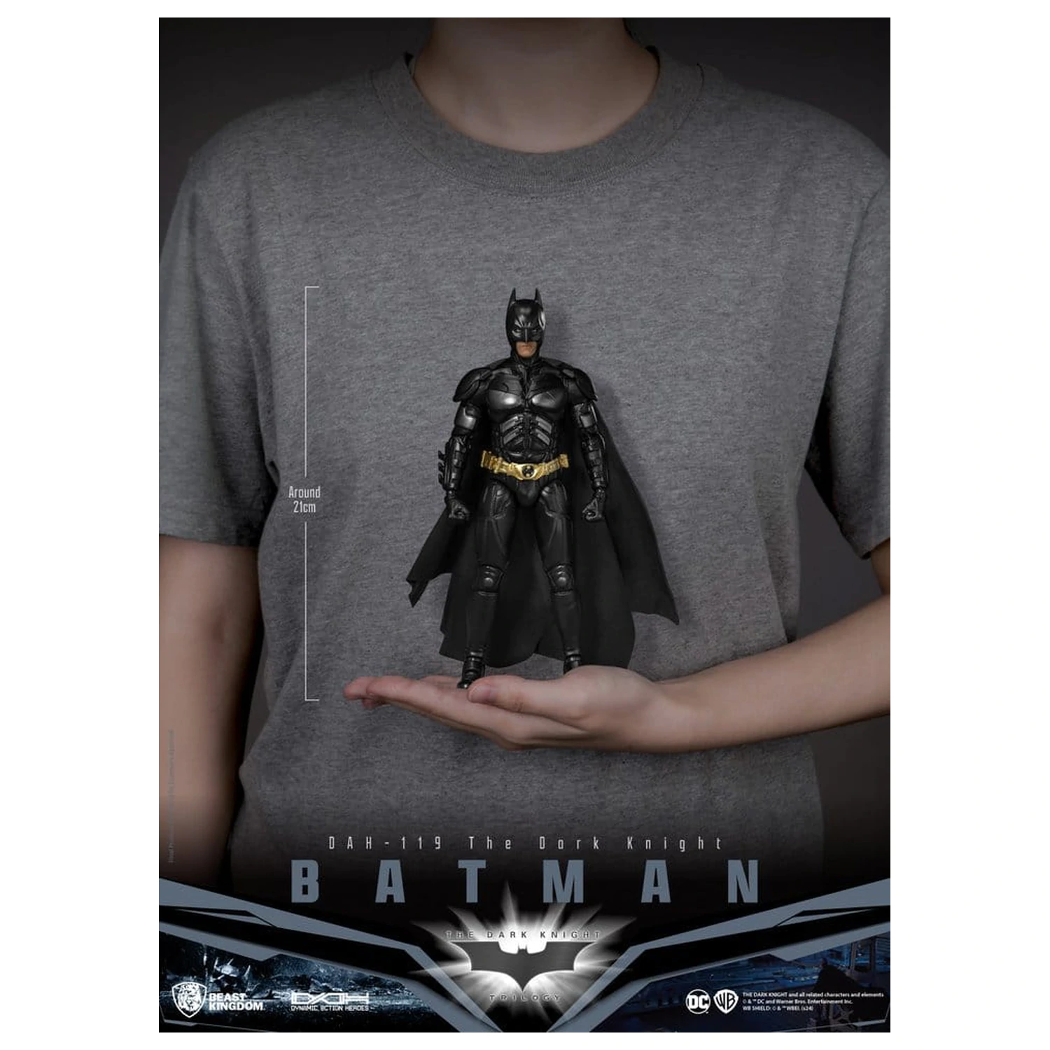 DC Comics Dynamic 8ction Heroes figura Batman (The Dark Knight) 21 cm fotografija proizvoda