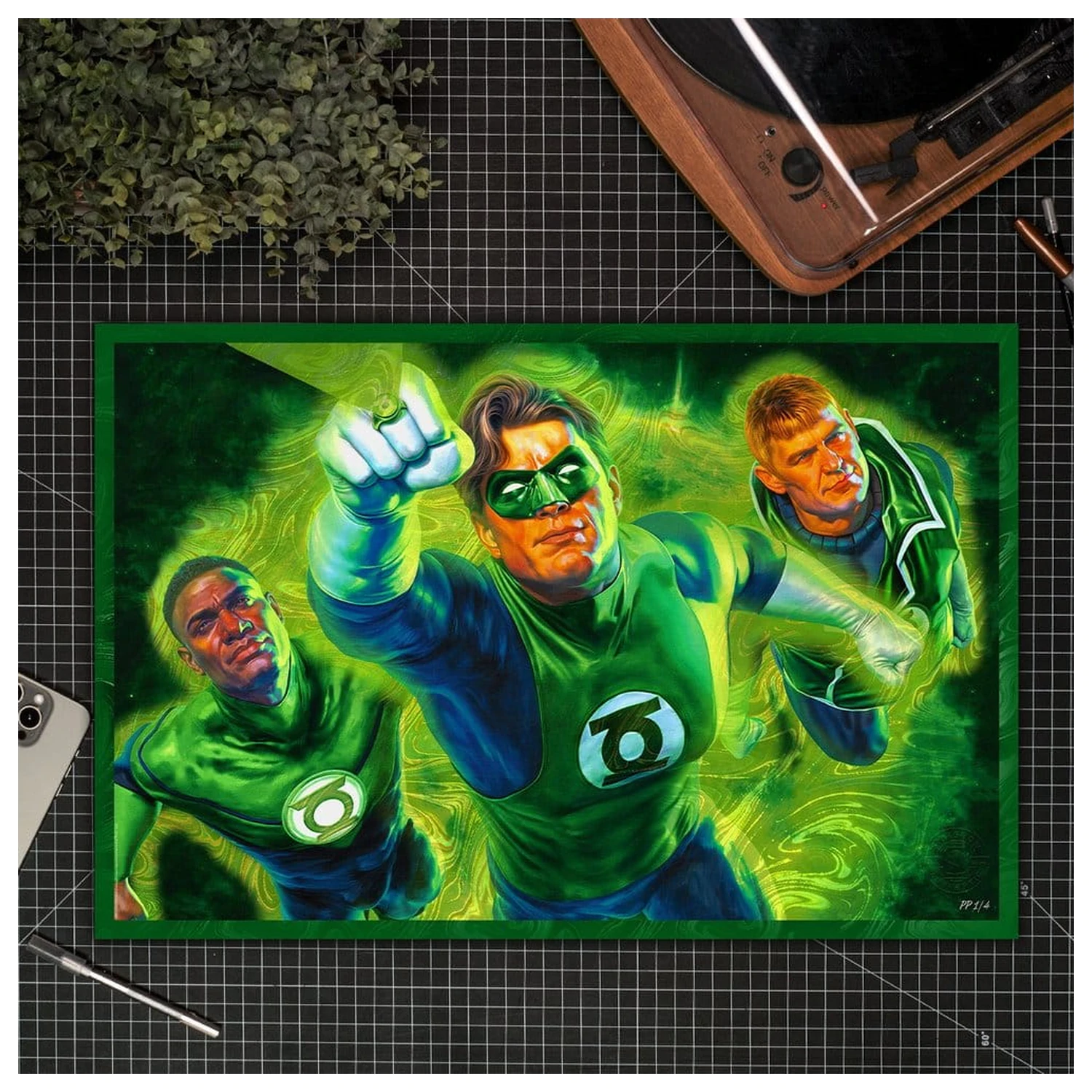 DC Comics umjetnički print Green Lantern 61 x 41 cm - neuokvireno fotografija proizvoda