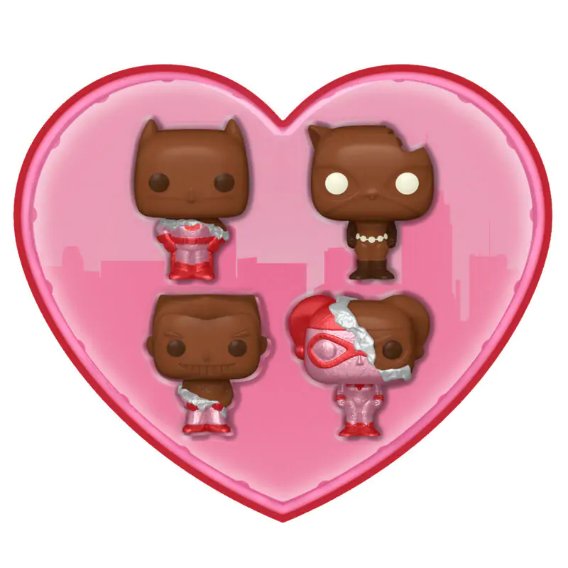 DC Valentines Pocket POP! Vinil figura 4-Pack Choc 4 cm fotografija proizvoda