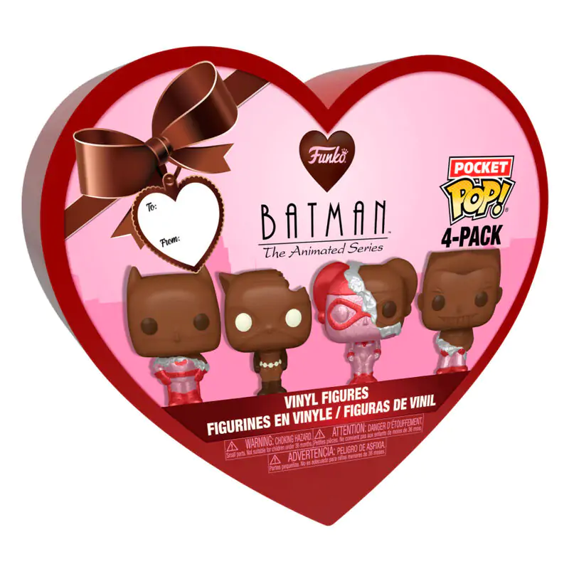 DC Valentines Pocket POP! Vinil figura 4-Pack Choc 4 cm fotografija proizvoda