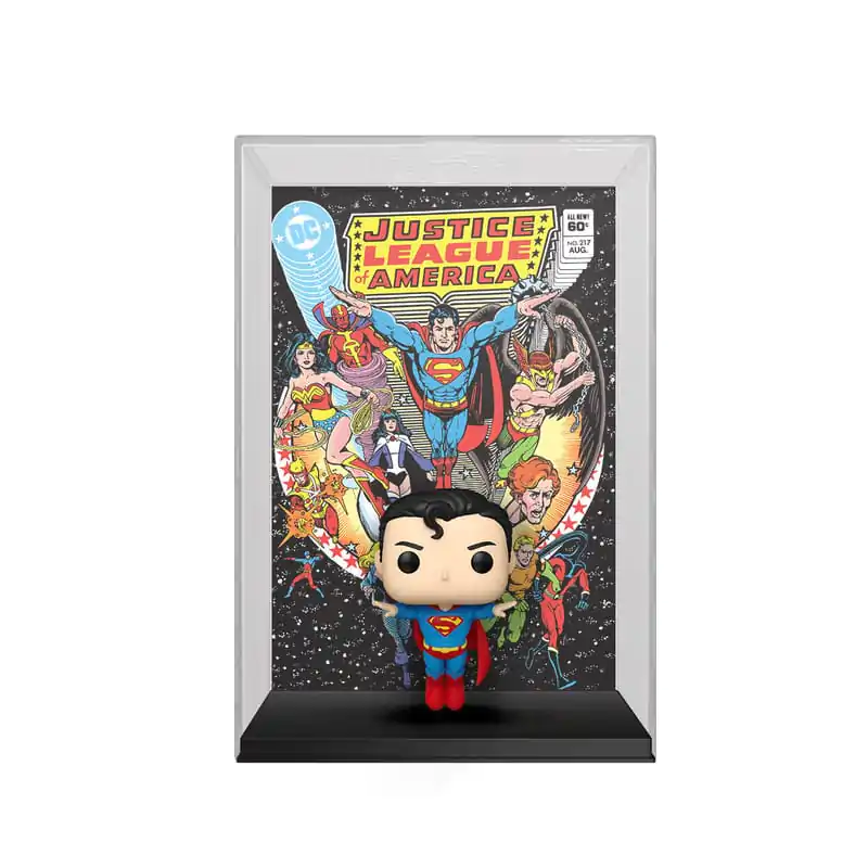 DC Comics Funko POP! Comic Cover Vinilna Figura Justice League of America Superman 9 cm fotografija proizvoda