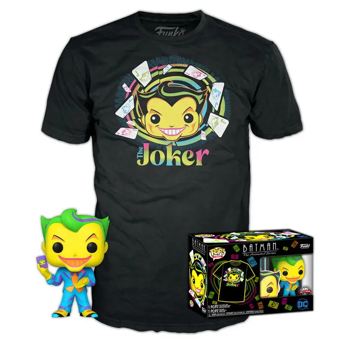 DC Comics Funko POP! figura i majica box Joker Exkluzív fotografija proizvoda