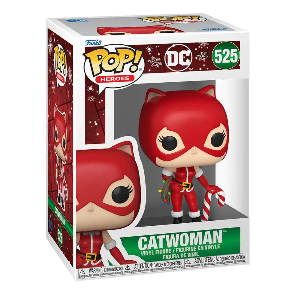 DC Comics Funko POP! Heroes Vinyl figura Holiday '24- Catwoman 9 cm fotografija proizvoda