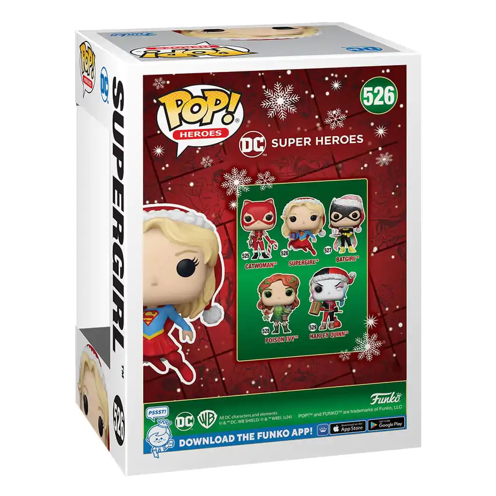 DC Comics Funko POP! Heroes Vinyl figura Holiday '24- Supergirl 9 cm fotografija proizvoda