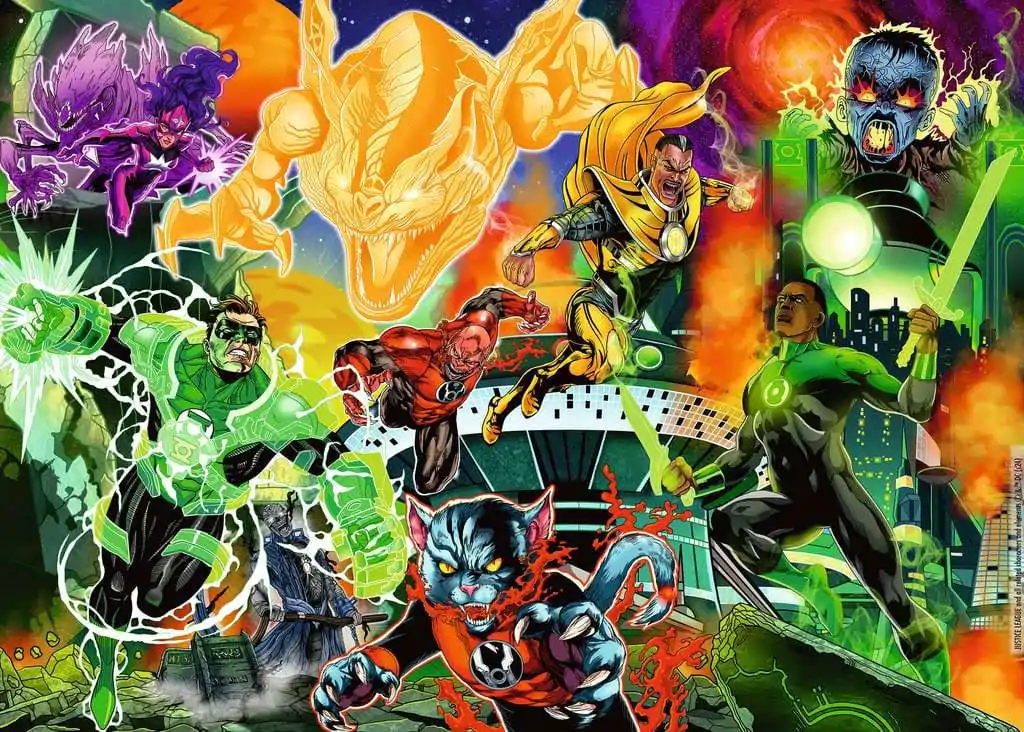 DC Comics Jigsaw Puzzle Green Lantern (1000 dijelova) fotografija proizvoda