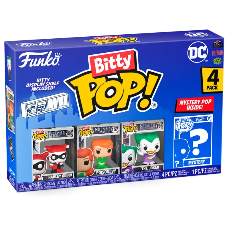 DC Bitty POP! Vinilna figura 4-Pack Harley Quinn 2,5 cm fotografija proizvoda