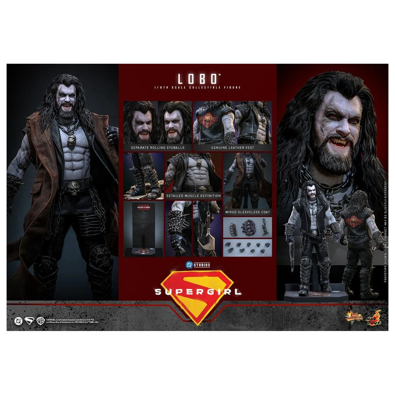 DC Comics Movie Masterpiece akcijska figura 1/6 Lobo 33 cm fotografija proizvoda