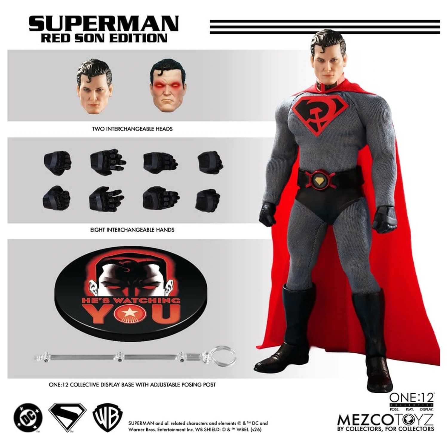 DC Comics One:12 Collective Akcijska figura 1/12 Superman: Red Son 17 cm fotografija proizvoda