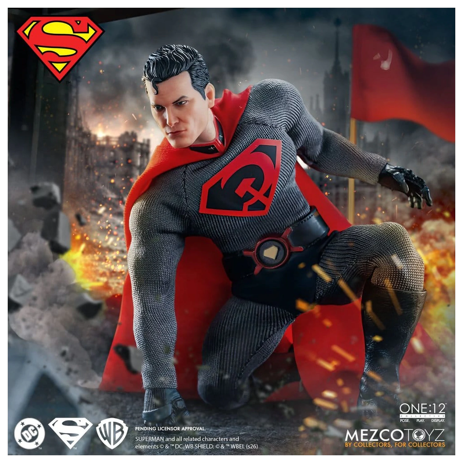 DC Comics One:12 Collective Akcijska figura 1/12 Superman: Red Son 17 cm fotografija proizvoda