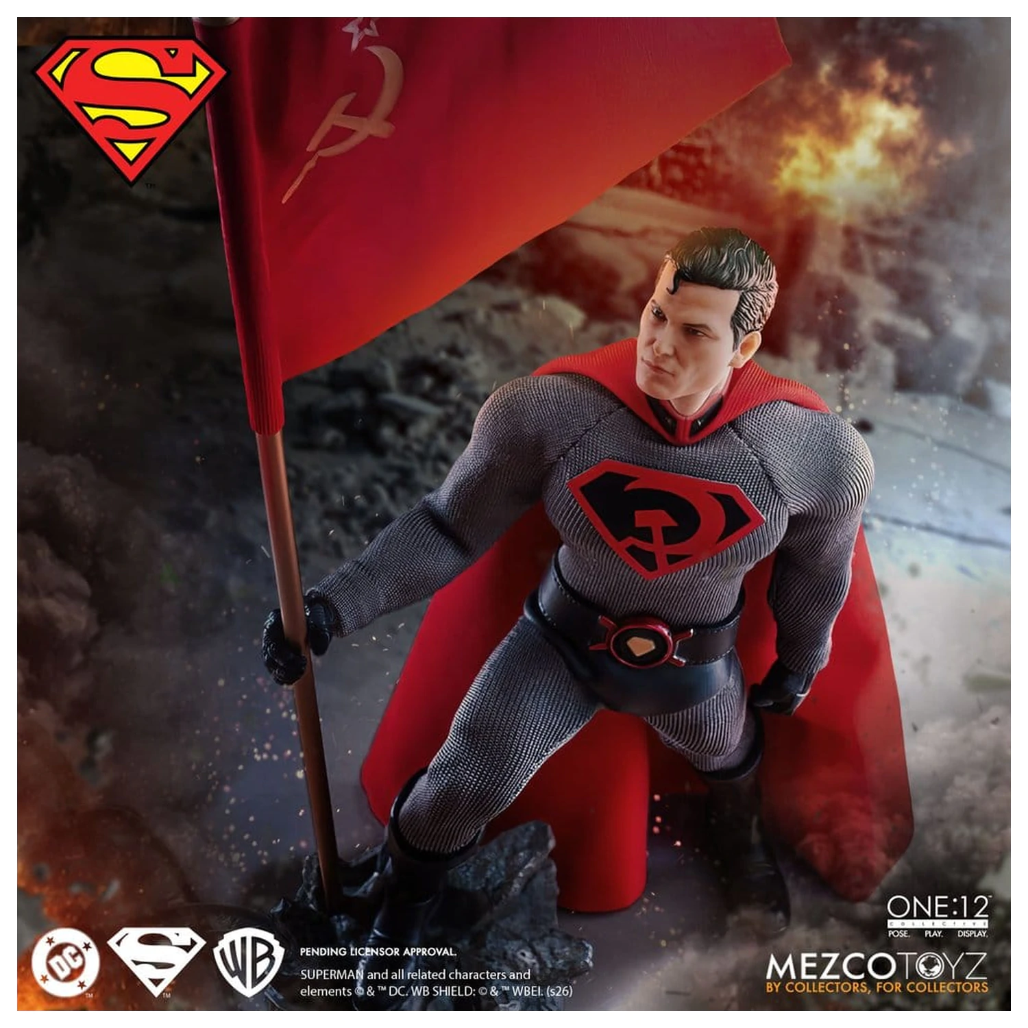 DC Comics One:12 Collective Akcijska figura 1/12 Superman: Red Son 17 cm fotografija proizvoda