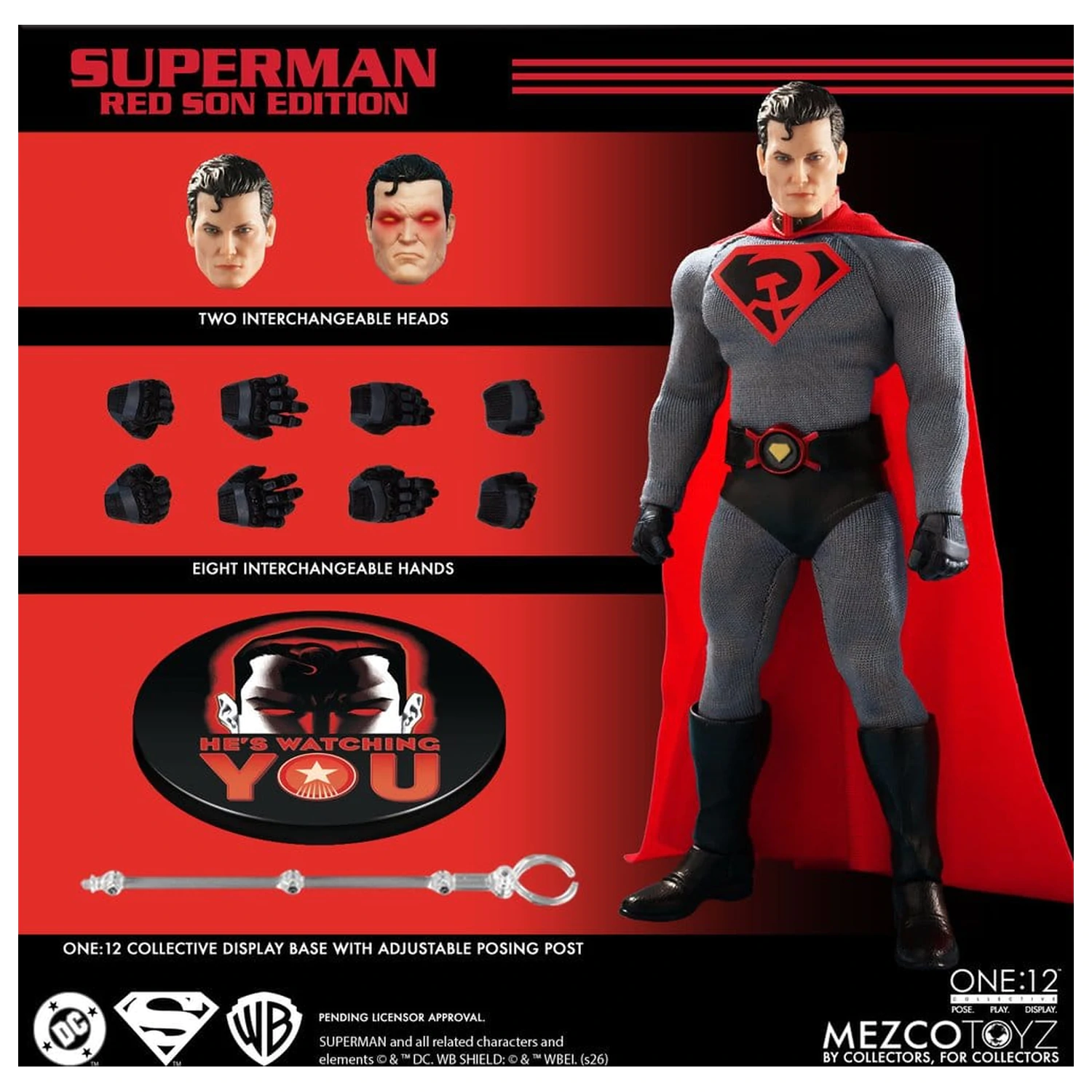 DC Comics One:12 Collective Akcijska figura 1/12 Superman: Red Son 17 cm fotografija proizvoda